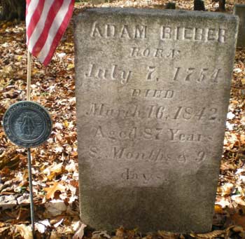 Adam Bieber grave
