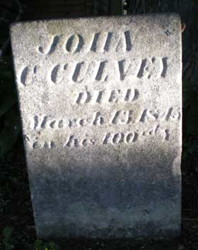 Christopher Culvey grave