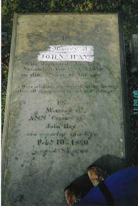 John Hays grave
