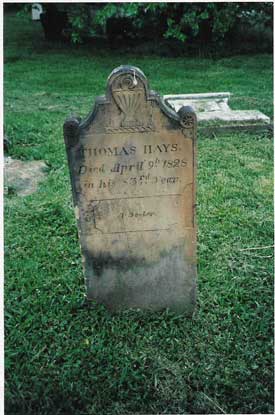 Thomas Hays grave