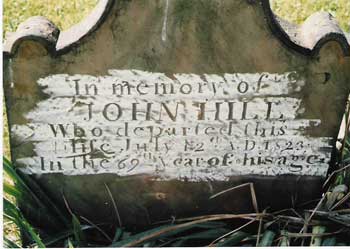 John Hill grave