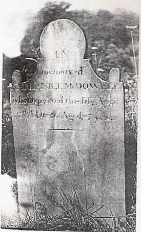Nathaniel McDowell grave