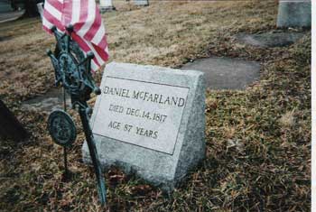 Daniel McFarland grave