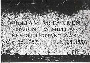 William McFarren grave