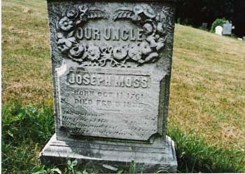 Joseph Moss grave