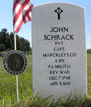 John Schrack grave
