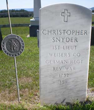 Christopher Snyder grave