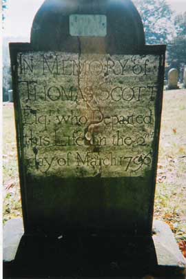 Thomas Scott grave