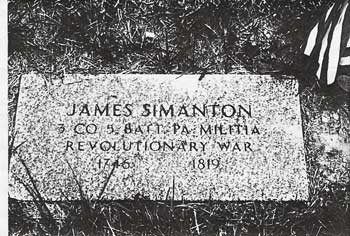 James Simanton grave