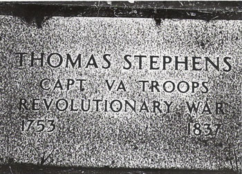 Thomas Stephens grave