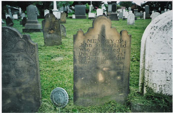 John Sutherland grave