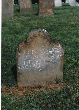 John Vance grave