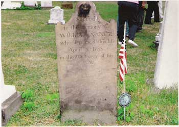 William Vance grave