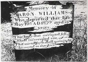 Aaron Williams grave
