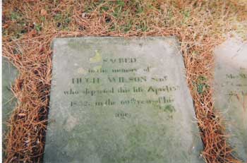Hugh Wilson grave