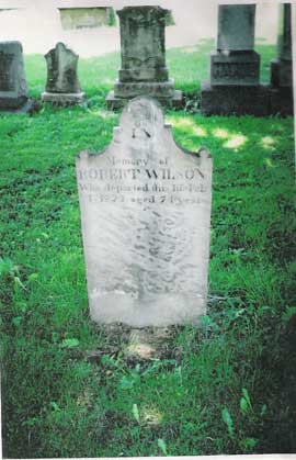 Robert Wilson grave