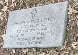 Edward W Heston Tombstone