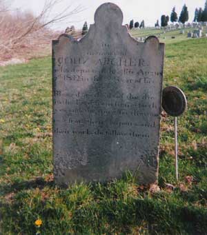John Archer Grave