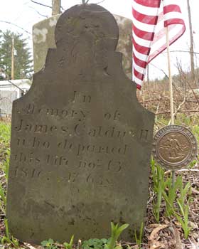 James Caldwell grave
