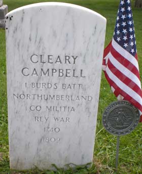 Cleary Campbell grave