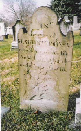 Matthew Johnston grave
