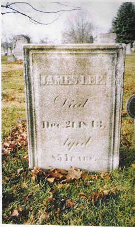 James Lee grave