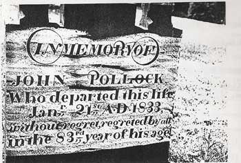 John Pollock grave