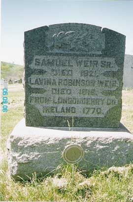 Samuel Weir grave